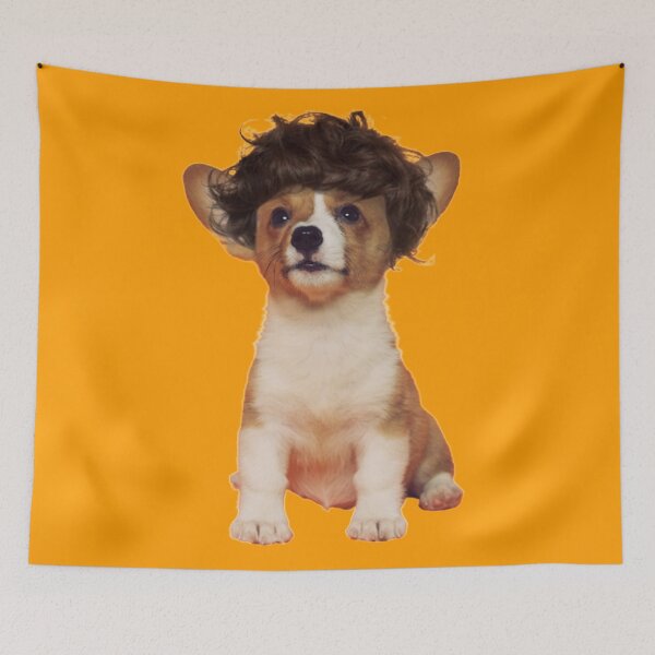 Item preview, Perro con peluca designed and sold by AnotherFA.