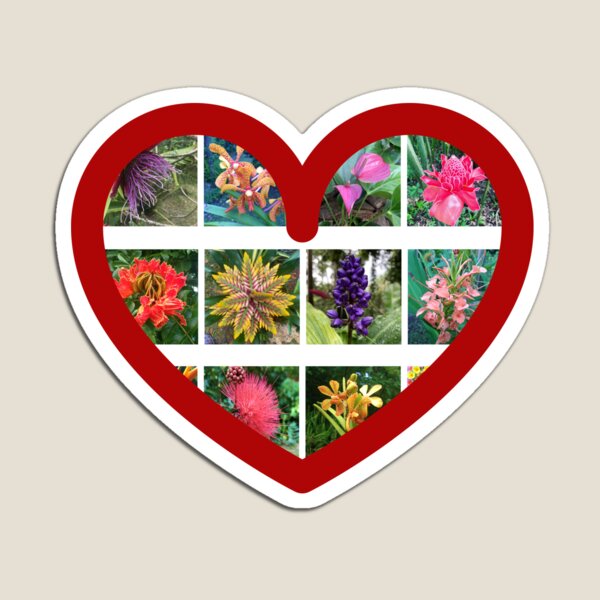 Love Flowers Magnet