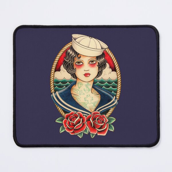 Item preview, Sailor girl tattoo designed and sold by Retrocrix.