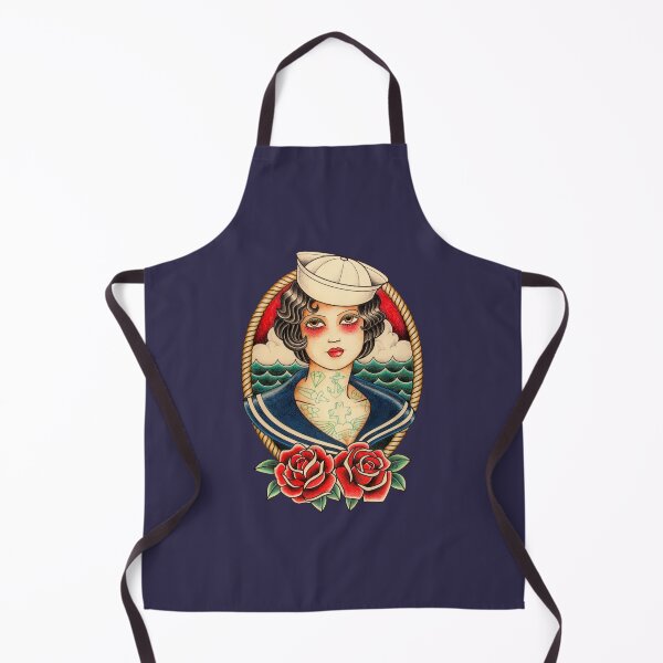 Item preview, Sailor girl tattoo designed and sold by Retrocrix.