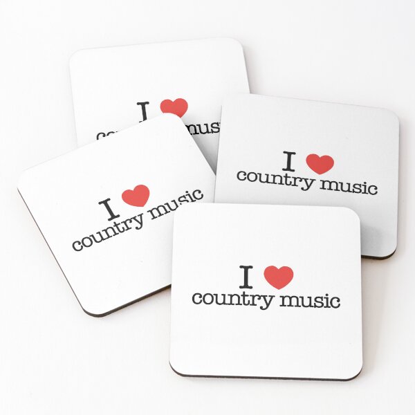 Item preview, I love country music. Funny gift idea. I heart country music. Best present for country music fans. designed and sold by shirtpress.