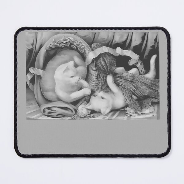 Item preview, Gatos brancos em preto e branco designed and sold by Art Store Stickers.