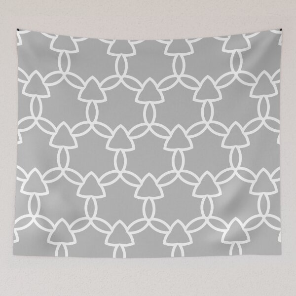 Item preview, Gray and White Tessellation Line Pattern 29 Pairs Dulux 2022 Popular Colour Chic Shadow - Color Trends designed and sold by ColorOfTheYears.
