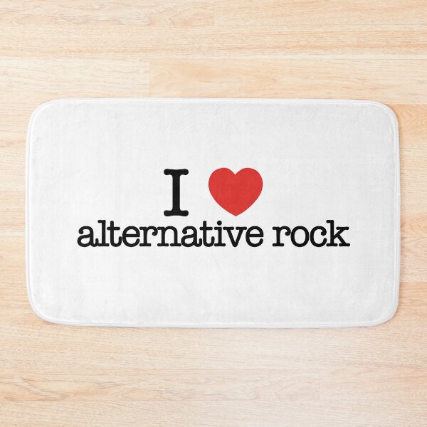Aperçu de l'œuvre I love alternative rock . Funny gift idea. I heart alternative rock . Best present for alternative rock  fans. créée et vendue par shirtpress.