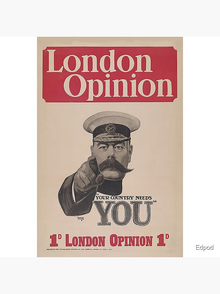 "Lord Kitchener Vintage Recruitment Poster" Poster for Sale by Edpod
