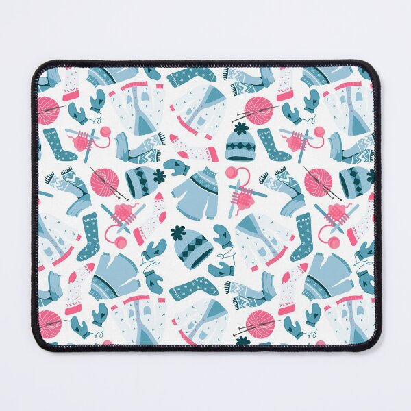 Item preview, Knitting sticker pack: I love Knitting pattern designed and sold by KlaraMacinka.
