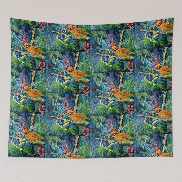 Item preview, Orange Tanager in Ecuador designed and sold by Janice Schiff.