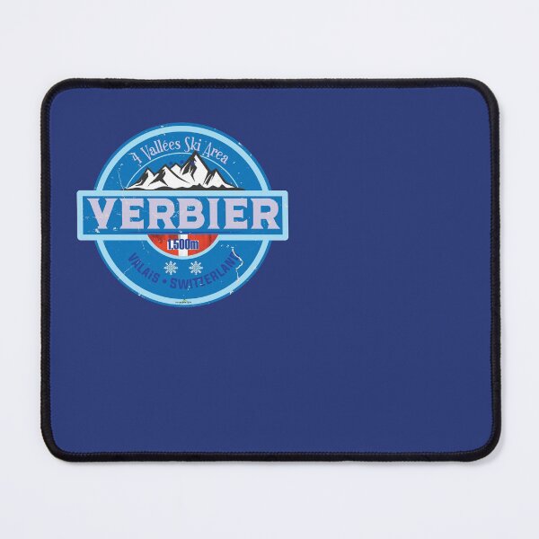 Item preview, Verbier Ski Switzerland Skiing Alps Sticker T-Shirt 02 designed and sold by OuterShellUK.