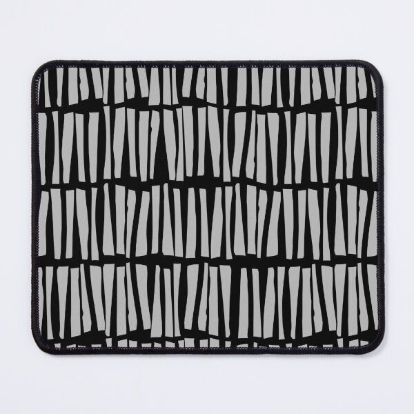 Artikelvorschau, Black and Gray Vertical Dash Stripe Line Pattern Pairs Dulux 2022 Popular Colour Chic Shadow - Color Trends entworfen und verkauft von ColorOfTheYears.
