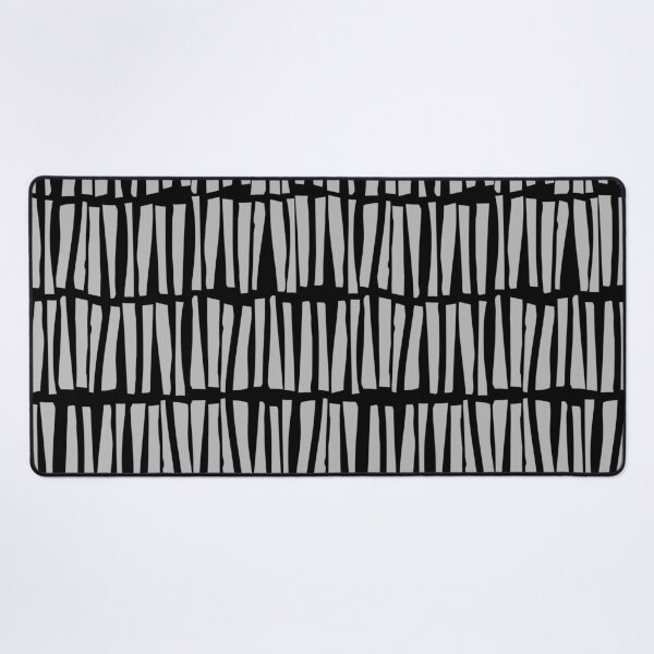 Artikelvorschau, Black and Gray Vertical Dash Stripe Line Pattern Pairs Dulux 2022 Popular Colour Chic Shadow - Color Trends entworfen und verkauft von ColorOfTheYears.