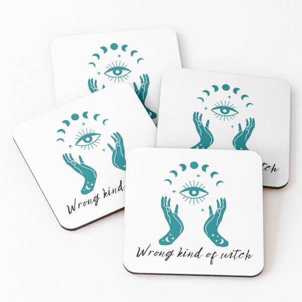 Item preview, Wrong Kind of Witch (Teal) designed and sold by Doodle Dee Doo.