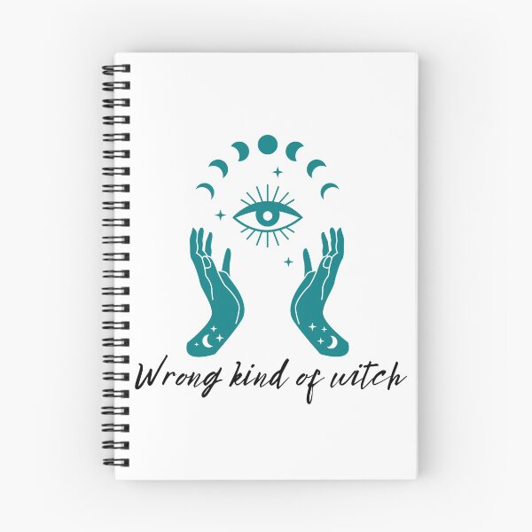 Item preview, Wrong Kind of Witch (Teal) designed and sold by Doodle Dee Doo.