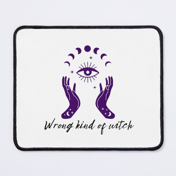 Item preview, Wrong Kind of Witch (Purple) designed and sold by Doodle Dee Doo.