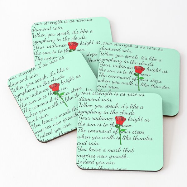 Item preview, Short lovely rose poem designed and sold by MsArtyCrafts.