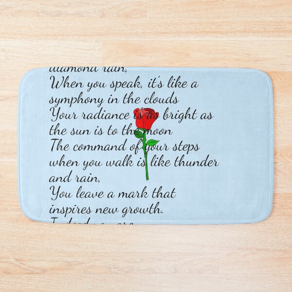 Item preview, Short lovely rose poem designed and sold by MsArtyCrafts.