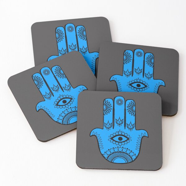 Item preview, Hamsa hand - blue designed and sold by ntreee.