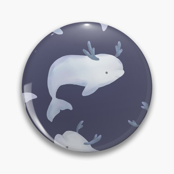Item preview, Navy of Snow Beluga Whale designed and sold by SwaDesign.