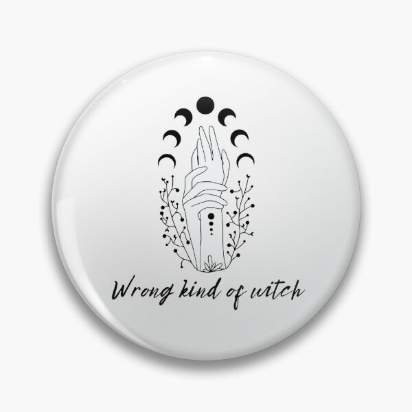 Item preview, Wrong Kind of Witch (Black and White) designed and sold by Doodle Dee Doo.