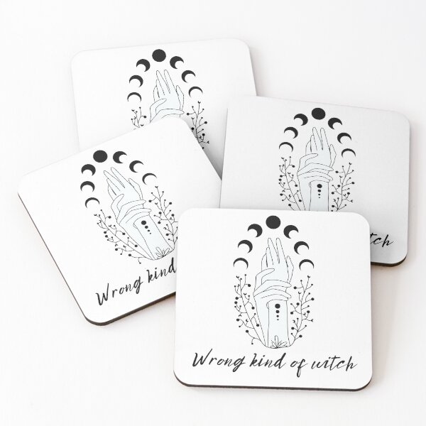 Item preview, Wrong Kind of Witch (Black and White) designed and sold by Doodle Dee Doo.