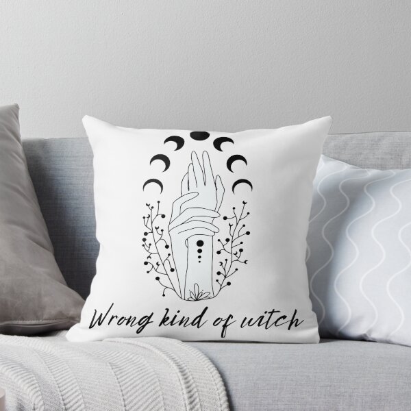 Item preview, Wrong Kind of Witch (Black and White) designed and sold by Doodle Dee Doo.