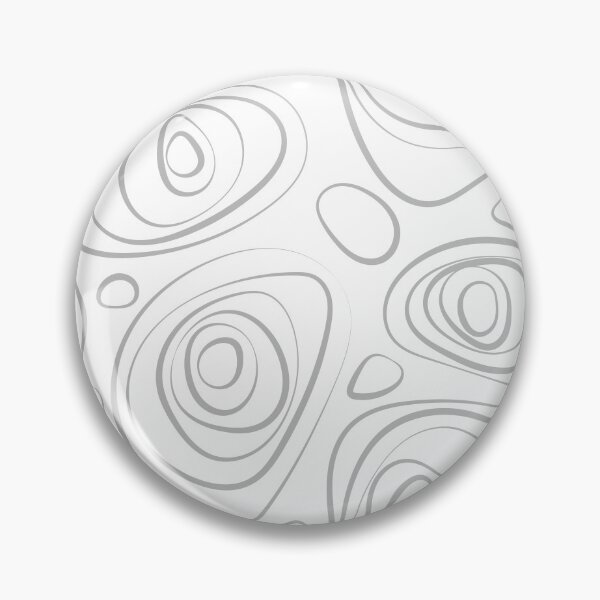 Item preview, Gray and White Wacky Retro Circle Pattern Pairs Dulux 2022 Popular Colour Chic Shadow - Color Trends designed and sold by ColorOfTheYears.