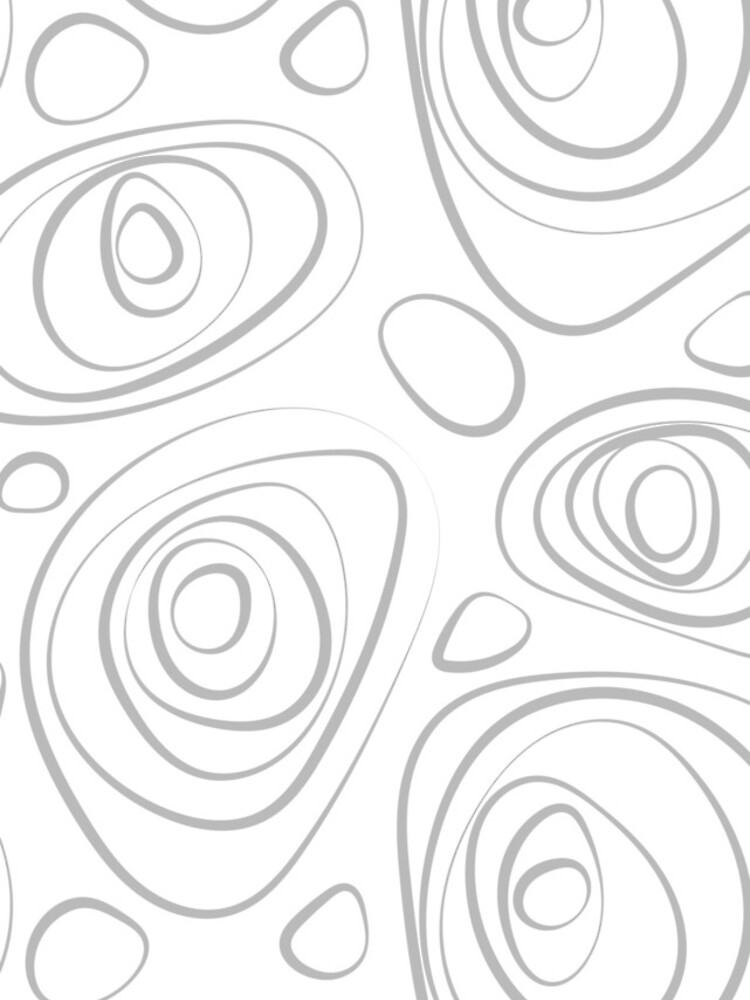 Aperçu 4 sur 4. Coque iPhone avec l'œuvre Gray and White Wacky Retro Circle Pattern Pairs Dulux 2022 Popular Colour Chic Shadow - Color Trends créée et vendue par ColorOfTheYears.