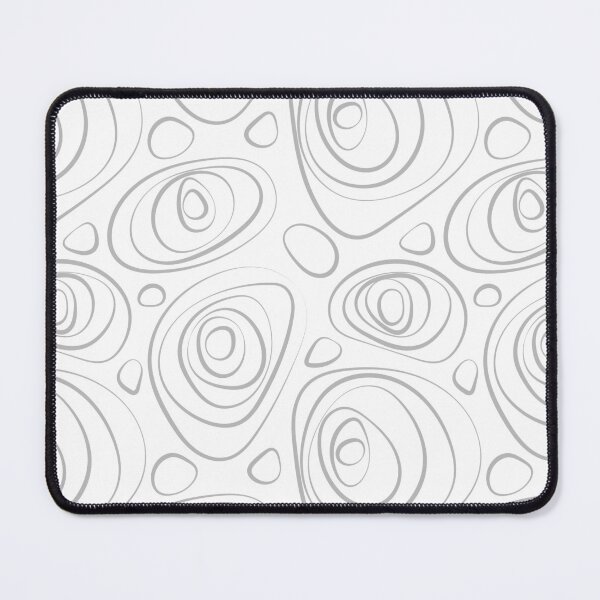 Item preview, Gray and White Wacky Retro Circle Pattern Pairs Dulux 2022 Popular Colour Chic Shadow - Color Trends designed and sold by ColorOfTheYears.