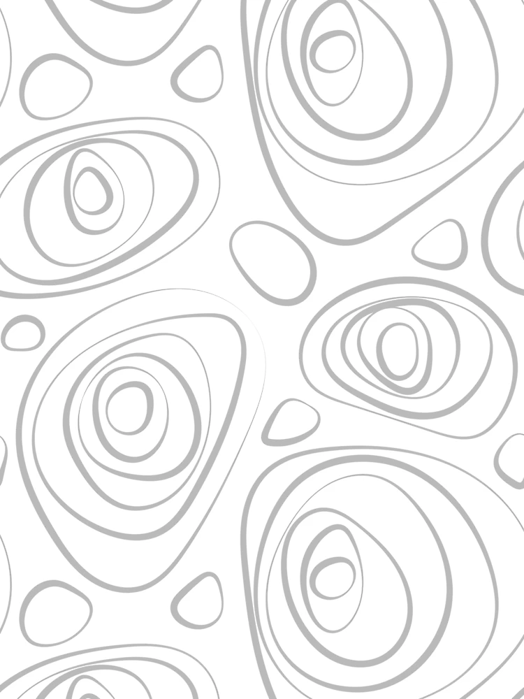 Thumbnail 6 von 6, Premium Oversized Pullover, Gray and White Wacky Retro Circle Pattern Pairs Dulux 2022 Popular Colour Chic Shadow - Color Trends designt und verkauft von ColorOfTheYears.