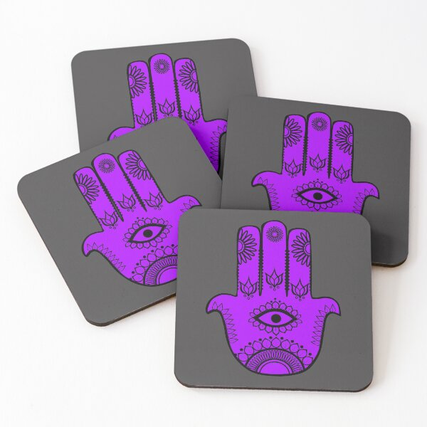 Item preview, Hamsa hand - purple designed and sold by ntreee.