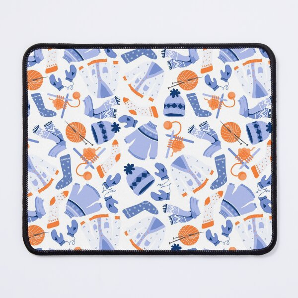 Item preview, Knitting sticker pack: I love Knitting pattern designed and sold by KlaraMacinka.