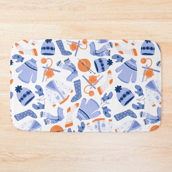 Item preview, Knitting sticker pack: I love Knitting pattern designed and sold by KlaraMacinka.