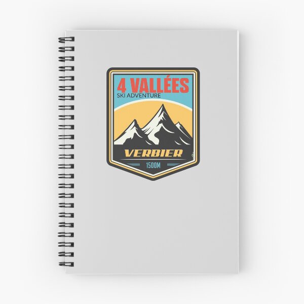 Item preview, Verbier Ski Switzerland Skiing Alps Sticker T-Shirt 03 designed and sold by OuterShellUK.
