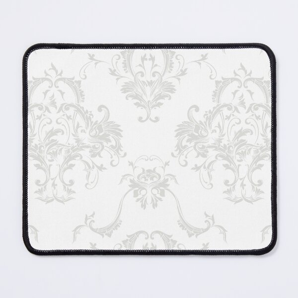 Item preview, Off White and White Damask Scroll Baroque Pattern Pairs Dulux 2022 Popular Colour Letters Unread - Color Trends designed and sold by ColorOfTheYears.