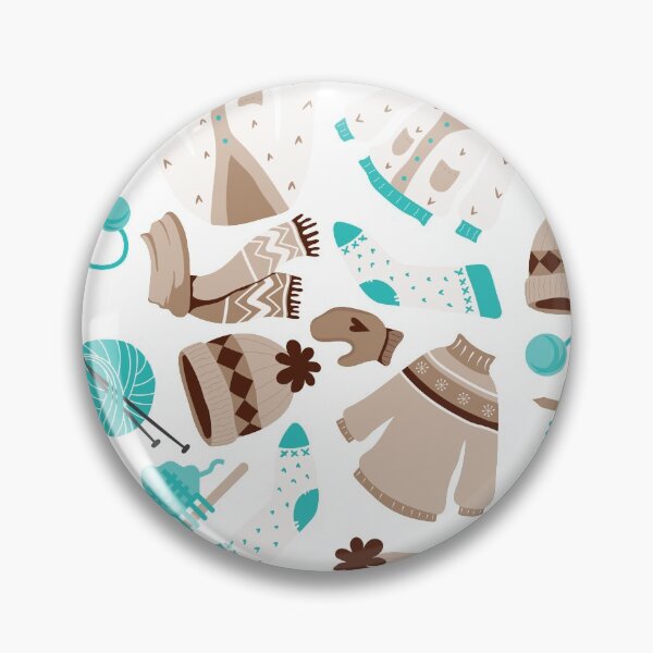 Item preview, Knitting sticker pack: I love Knitting pattern designed and sold by KlaraMacinka.