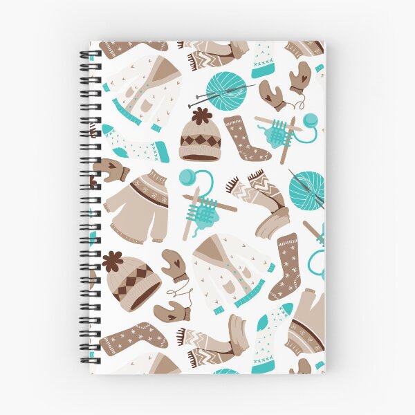 Item preview, Knitting sticker pack: I love Knitting pattern designed and sold by KlaraMacinka.