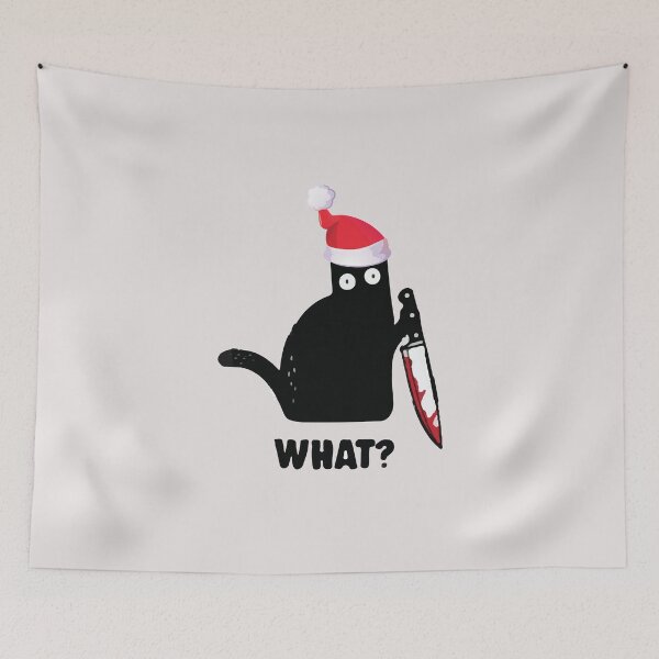 Item preview, Cat what ? Santa Clause , Merry Christmas 2022 designed and sold by MORADRIF.