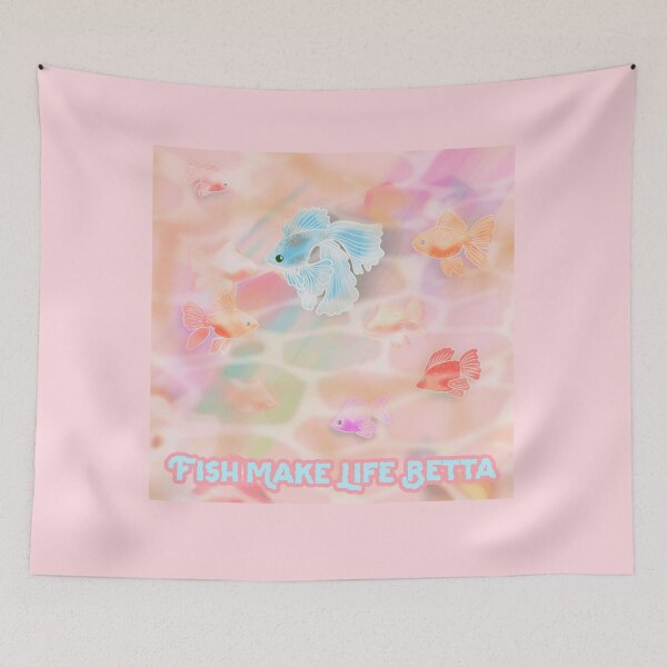 Item preview, Fish Make Life Betta. Aquarium Fish Lover designed and sold by Rebel-Design.