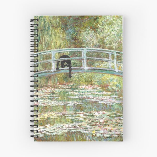 Item preview, Water Lilies and Japanese Bridge and Pedestrian   designed and sold by KristaZed.