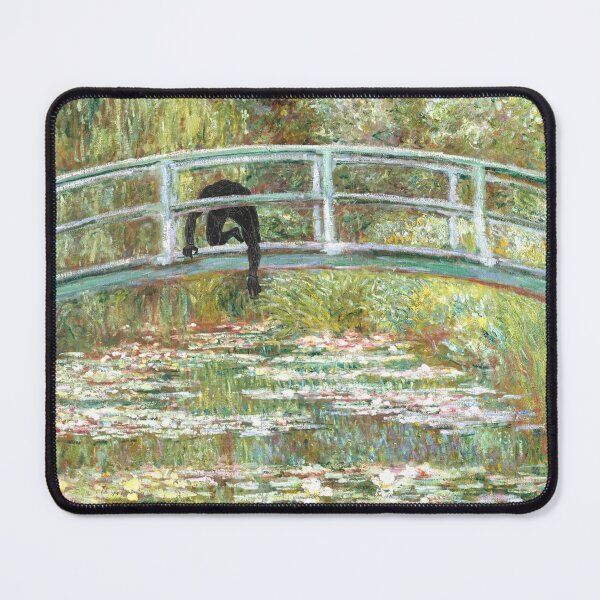 Item preview, Water Lilies and Japanese Bridge and Pedestrian   designed and sold by KristaZed.