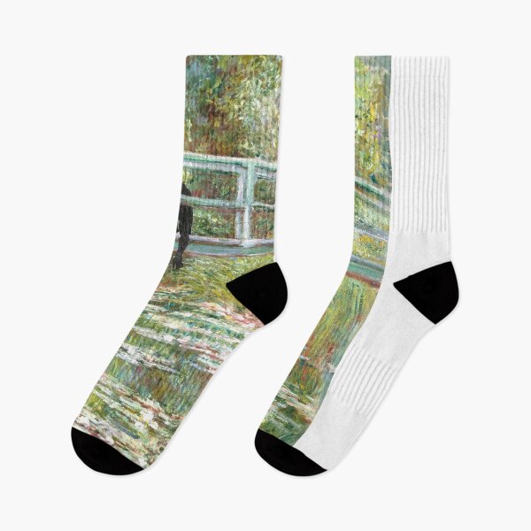 Item preview, Water Lilies and Japanese Bridge and Pedestrian   designed and sold by KristaZed.