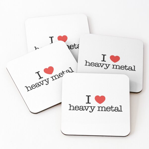 Artikelvorschau, I love heavy metal . Funny gift idea. I heart heavy metal . Best present for heavy metal  fans. entworfen und verkauft von shirtpress.