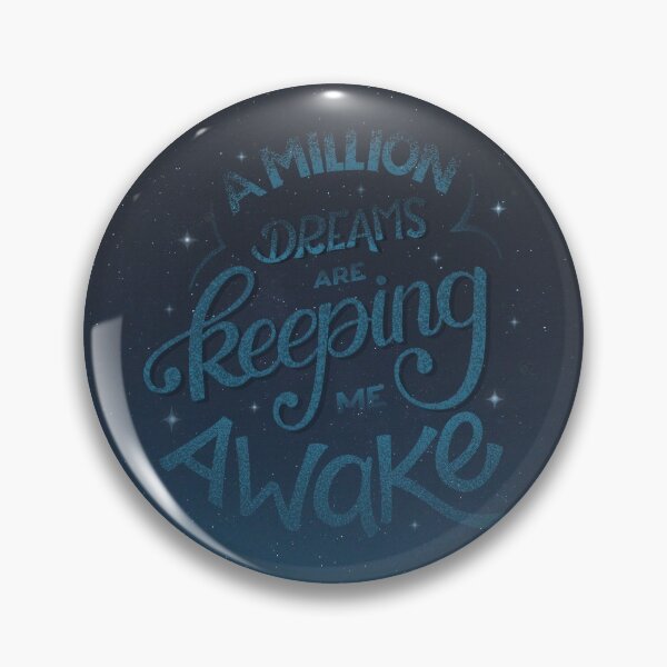 Item preview, a million dreams are keeping me awake lettering designed and sold by estheros.