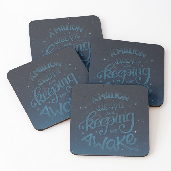 Item preview, a million dreams are keeping me awake lettering designed and sold by estheros.
