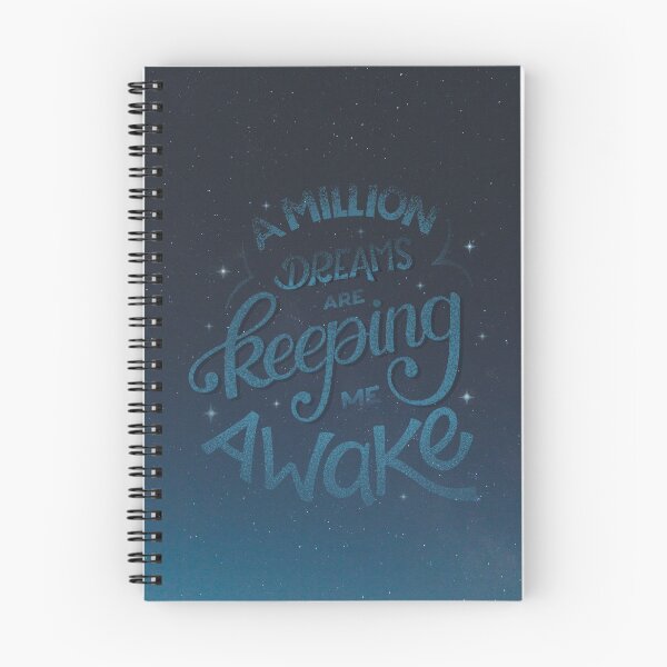 Item preview, a million dreams are keeping me awake lettering designed and sold by estheros.