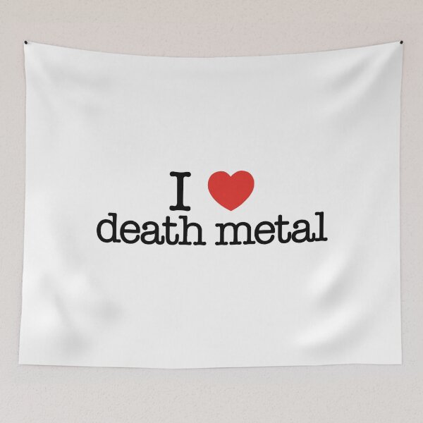 Item preview, I love death metal . Funny gift idea. I heart death metal . Best present for death metal  fans. designed and sold by shirtpress.