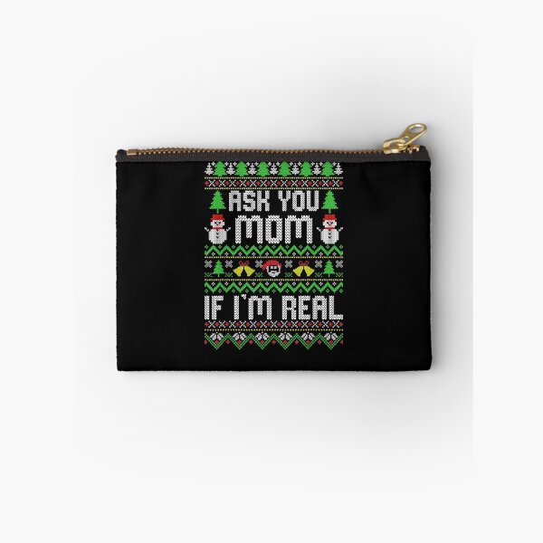 Item preview, Funny Christmas - Ask Your Mom If I'm Real -  designed and sold by midoxthemagnent.