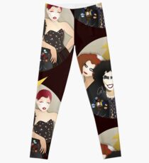 Musicals: The Rocky Horror Picture Show - Magenta, Frank, & Columbia Lineless Design Leggings