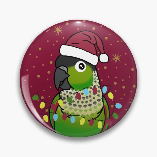 Item preview, Christmas Black Capped Conure designed and sold by FandomizedRose.
