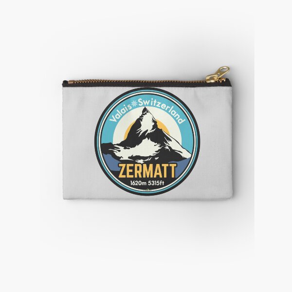 Item preview, Zermatt Ski Switzerland Skiing Alps Sticker T-Shirt 02 designed and sold by OuterShellUK.