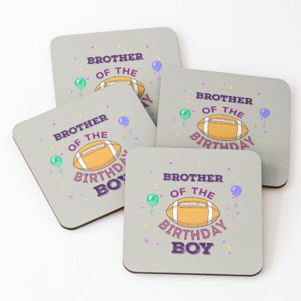 Item preview, Brother of the American football birthday boy, dark text, footballer brother,  sport, american football lover designed and sold by SGS-.